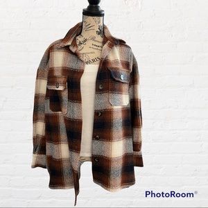 Plaid shacket